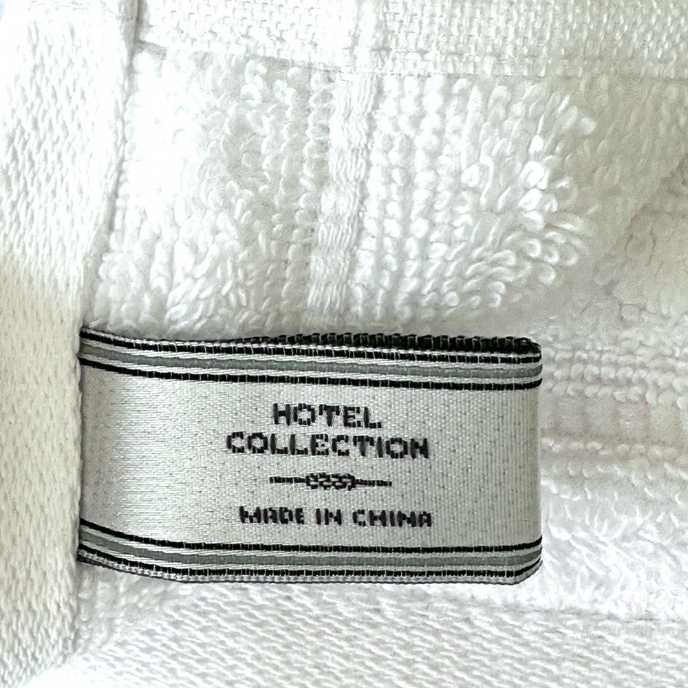 Hotel Collection 2 Pc Hand Towels Bathroom 100% Cotton SUSTAINABLY MADE NEW!!! - Picture 5 of 6
